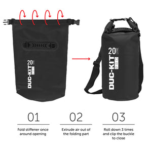 30 Litre Premium Dry Bag + Waterproof Smart Phone Case - Duc-Kit Pro