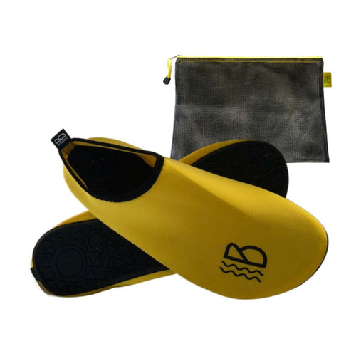 Brighton Water Shoes - Sunburst Yellow with Breathable Mesh Bag
