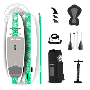 AIRSTICK 10'6 INFLATABLE STAND UP PADDLE BOARD SUP STARTER FULL PACKAGE