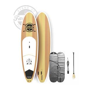 BAMBOO BULLET HARD SUP PADDLE BOARD PACKAGE