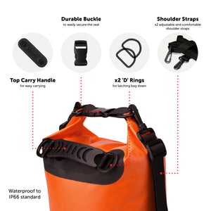 TYTN 90L Duffel Bag with 10L Pro Dry Bag Combo