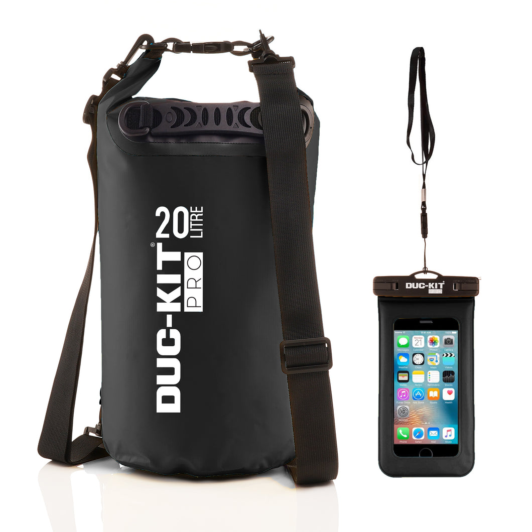 DKP 20 Litre Premium Dry Bag + Waterproof Smart Phone Case