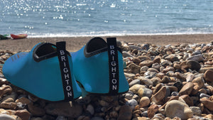 Brighton Water Shoes - Blue with Breathable Mesh Bag