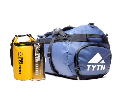 TYTN 90L Duffel Bag with 10L Pro Dry Bag Combo
